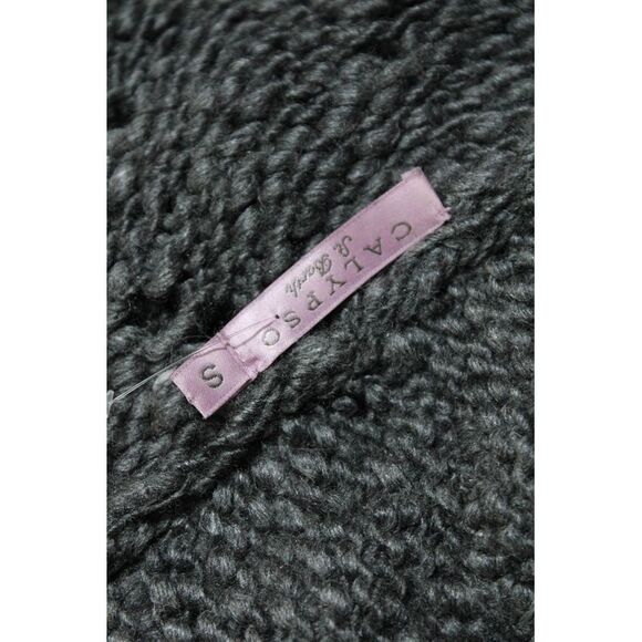 Calypso Saint Barth Womens Knit Cardigan Sweater Gray Wool Size Small - Picture 6 of 6